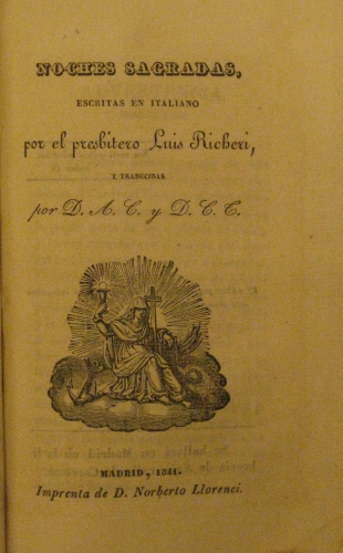 Portada de Paradoja Literaria, Plan De Humanidades y M�todos De Estudio  De Cipriano L�pez.  Observaciones Sobre La caida Del Sr. Abate De Las Mennais Por Gerbert. Noches Sagradas De Luis Richeri.