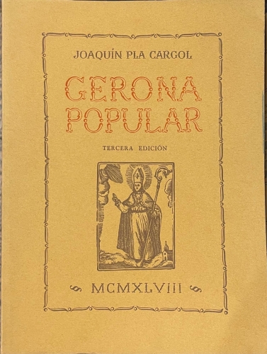 Portada de Biblioteca Gerundense De Estudios e Investigaciones.  - Joaqu�n Pla Cargol