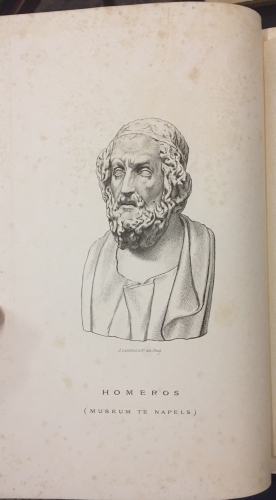 Portada de De Ilias Van Homeros. - Homeros. (Vertaald Door Vosmaer)
