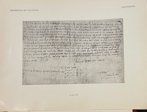 Portada de L�minas de Paleograf�a, Universidad de Valladolid.  - Rivera Manescau y Arribas Arranz