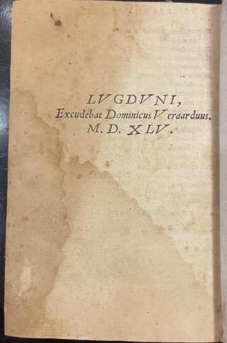 Portada de Psalterium Paraphrasibus Illustratum Servata Ubiq Ad Verbum Hieronymi Translatione - Reinier Snoy Goudano