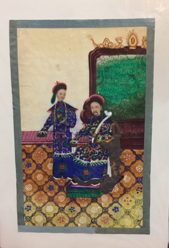 Portada de Pintura china. Colecci�n de 12 escenas chinas en papel de arroz. S. XIX