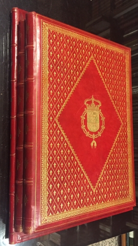 Portada de Despacho de Nobleza y blasones de las Casas de Le�n y Fern�ndez de Heredia. 