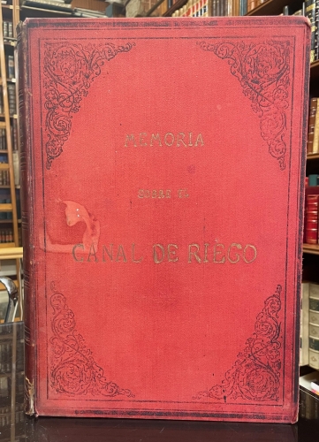 Portada de Memoria Sobre El Canal De Riego Derivado Del rio Genil En �cija y Palma Del R�o