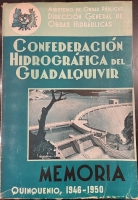 Portada de libro Confederaci�n Hidrogr�fica Del Guadalquivir. Memoria, Quinquenio...