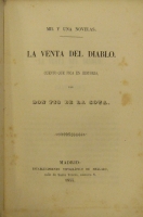 Portada de libro La Venta del Diablo, Don Jaime I y el Obispo de Giro