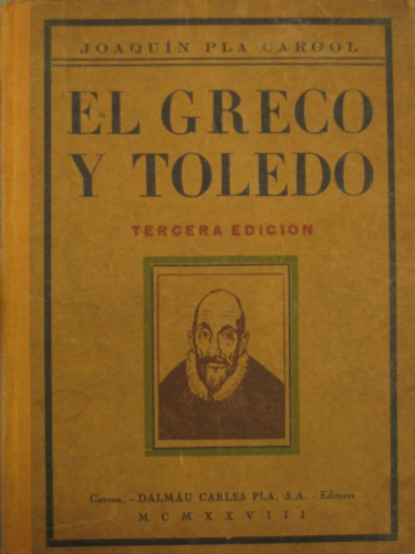 Portada de El Greco y Toledo - Joaqu�n Pla Cargol