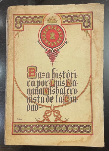 Portada de Baza Hist�rica - Luis Maga�a Visbal
