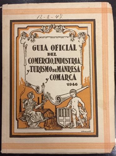 Portada de Guia Oficial Del Comercio, Industria y Turismo De Manresa y Comarca Incluidos Berga, Cardona, Gironella, Pobla De Lillet, Puigreig y Solsona