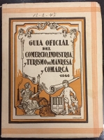 Portada de libro Guia Oficial Del Comercio, Industria y Turismo De Manresa y Comarca...