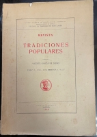Portada de libro Revista de Tradiciones Populares Tomo I 1944: cuadernos 1� y 2� CSIC