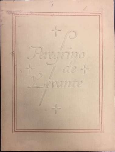 Portada de Peregrino De Levante - Eduardo Aun�s