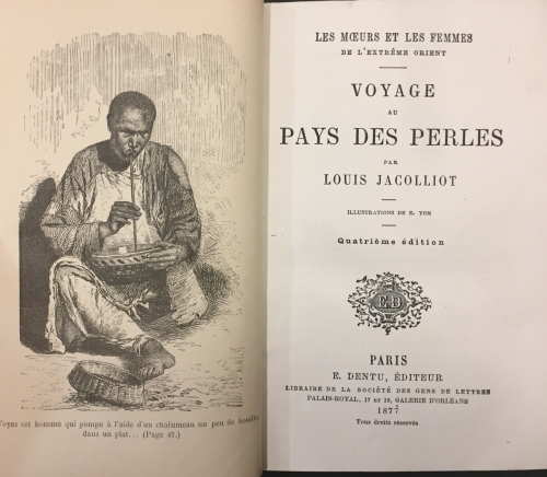 Portada de Voyage Au Pays Des Perles - Louis Jacolliot
