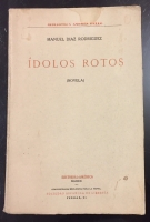 Portada de libro �dolos Rotos.