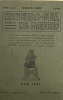 Portada de libro Noticiero - Guia de Madrid. A�o 1943