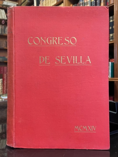 Portada de IV Centenario del Descubrimiento del Oc�ano Pac�fico. Congreso de Historia y Geograf�a Hispano-Americanas celebradas en Sevilla en Abril de 1914. Actas y Memorias.