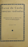 Portada de libro Curso de Conferencias Radiadas organizado por el Servicio Provincial...