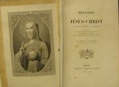 Portada de Histoire de J�sus- Christ D' Apr�s les �vangiles et la Tradition - M. L�Abbe J. -J Bourasse