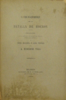 Portada de libro El Duque De Alburquerque En La Batalla De Rocroy. Impugnaci�n � Un...