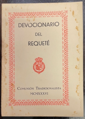 Portada de Devocionario del Requet�