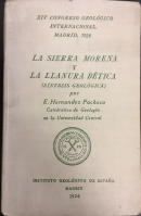 Portada de libro La Sierra Morena y La Llanura B�tica. S�ntesis Geol�gica. XIV Congreso...