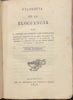 Portada de libro Filosof�a de la Elocuencia