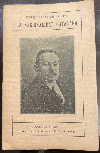 Portada de La Nacionalidad Catalana - Enrique Prat de la Riba