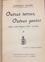 Portada de libro Outras Terras, Outras Gentes. Viagens na �frica Portuguesa: 25.000 km...
