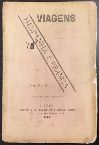 Portada de Viagens. Hespanha e Fran�a - Luciano Cordeiro