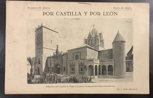 Portada de Por Castilla y por Le�n. Poes�as L�ricas en el Teatro Principal de Palencia el d�a 22 de Junio de 1930 con motivo de la Fiesta de Castilla - Eusterio y Pedro B. Alario
