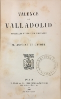 Portada de libro Valence et Valladolid. Nouvelles �tudes sur l'Espagne