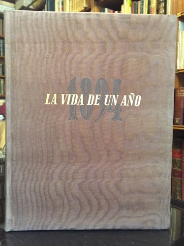 Portada de La Vida de un A�o. 1894 - Agust�n de Figueroa