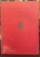 Portada de libro Ministerio de Fomento. Gr�ficos y Memoria de Obras por Administraci�n....