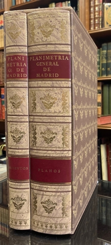 Portada de Planimetria General de Madrid. Asientos y Planos