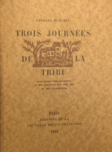 Portada de Trois Journ�es de la Tribu. - Georges Duhamel