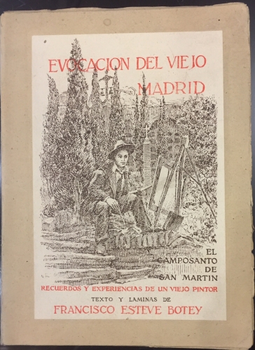 Portada de Evocaci�n del Viejo Madrid. El Camposanto de San Martin - Francisco Esteve Botey
