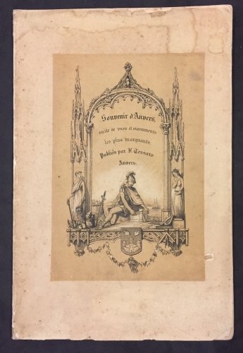 Portada de Souvenir d'Anvers, suite de vues et monuments les plus marquants