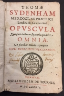 Portada de libro Opuscula Omnia: Dissertatio Epistolaris de Observationibus Nuperis...