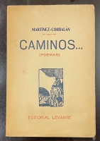 Portada de libro Caminos........(Poemas)