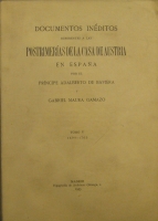 Portada de libro Documentos In�ditos referentes a las Postrimer�as de la Casa de...