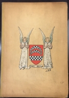 Portada de libro �lbum de Javier. Recuerdo de la inauguraci�n de la Iglesia elevada en...