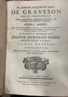 Portada de libro Opera Omnia, nunc frimum diligenter collecta, in unum corpus redacta,...