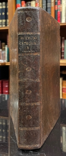Portada de Vindicaci�n y Esplicaci�n de la Medicina Fisiol�gica en respuesta al escrito de los Se�ores Gonz�lez-Ayensa y Quintanilla intitulado: Refutaci�n de las Nuevas Doctrinas M�dicas, del Doctor Broussais, precedida del catecismo de �ste. - Manuel Hurtado de Mendoza