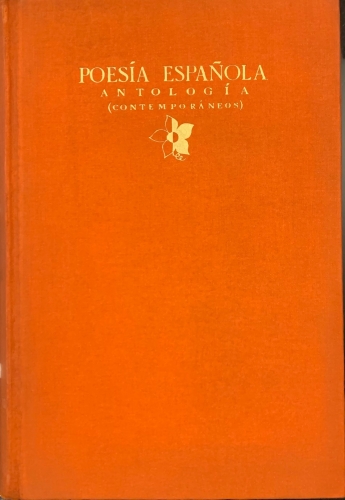 Portada de Poes�a Espa�ola. Antolog�a (Contempor�neos) - Gerardo Diego