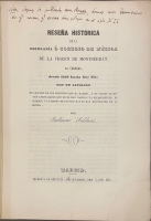 Portada de libro Rese�a Hist�rica de la Escolan�a � Colegio de M�sica de la V�rgen de...