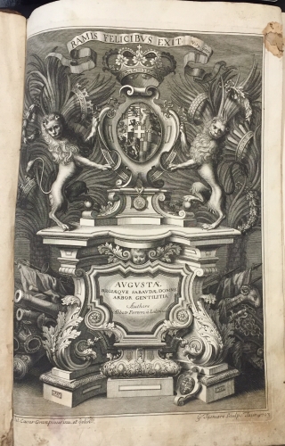 Portada de Augustae Regiaeque Sabaudae Domus Arbor Gentilitia Regiae Celsitudini Victori Amedeo II - Francisco Maria Ferrerro a Labriano