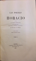 Portada de libro Las Poes�as de Horacio