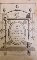 Portada de libro L'Art de Tourner, ou de Faire en Perfection toutes sortes d'ouvrages...