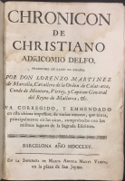 Portada de libro Chronicon de Christiano 