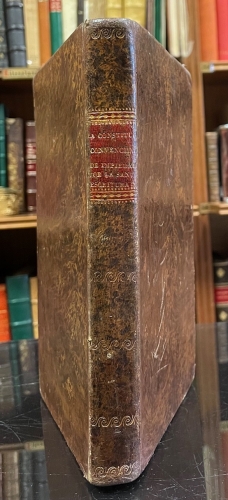 Portada de La Constituci�n Convencida de Impiedad por la Santa Escritura. Reflexiones Politico-Cristianas sacadas de la misma, en defensa de la Soberana autoridad del Rey Nuestro Se�or: � impugnaci�n dogm�tica de la carta anti-pastoral del doctor Gregorio Gisbert.. - Tom�s Garc�a Morante